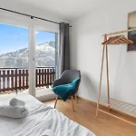 Apartment 3br - Vue Alpine & Balcon - 8 Pers *