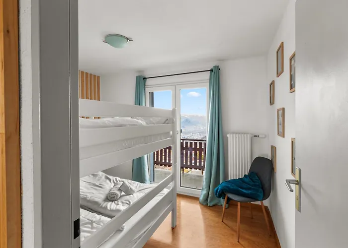 公寓 3br - Vue Alpine & Balcon - 8 Pers 南达