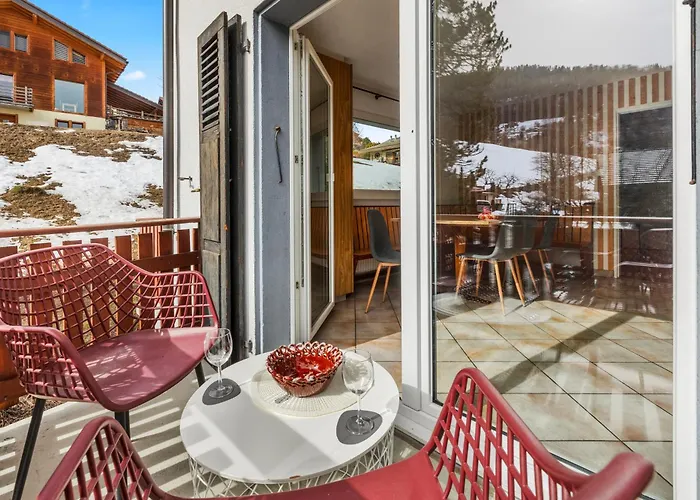 公寓 3br - Vue Alpine & Balcon - 8 Pers 南达