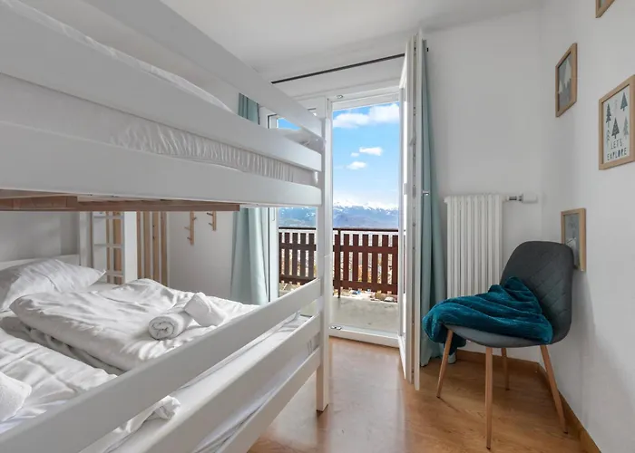 3br - Vue Alpine & Balcon - 8 Pers 公寓 *