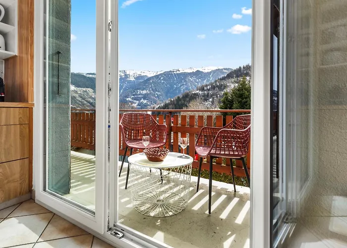 Apartamento 3br - Vue Alpine&balcon - 8 Pers *
